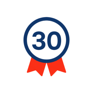 30 years of experience icon