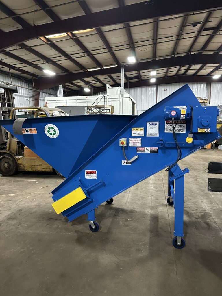 Custom engineered conveyor built for a non-standard application